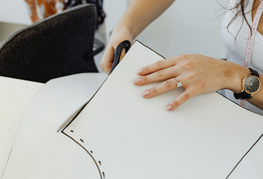 découpe patron chemise atelier couture atelier bobine marseille